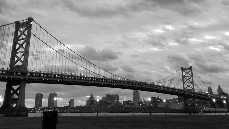 Image of Philadelphia Skyline from South Jersey